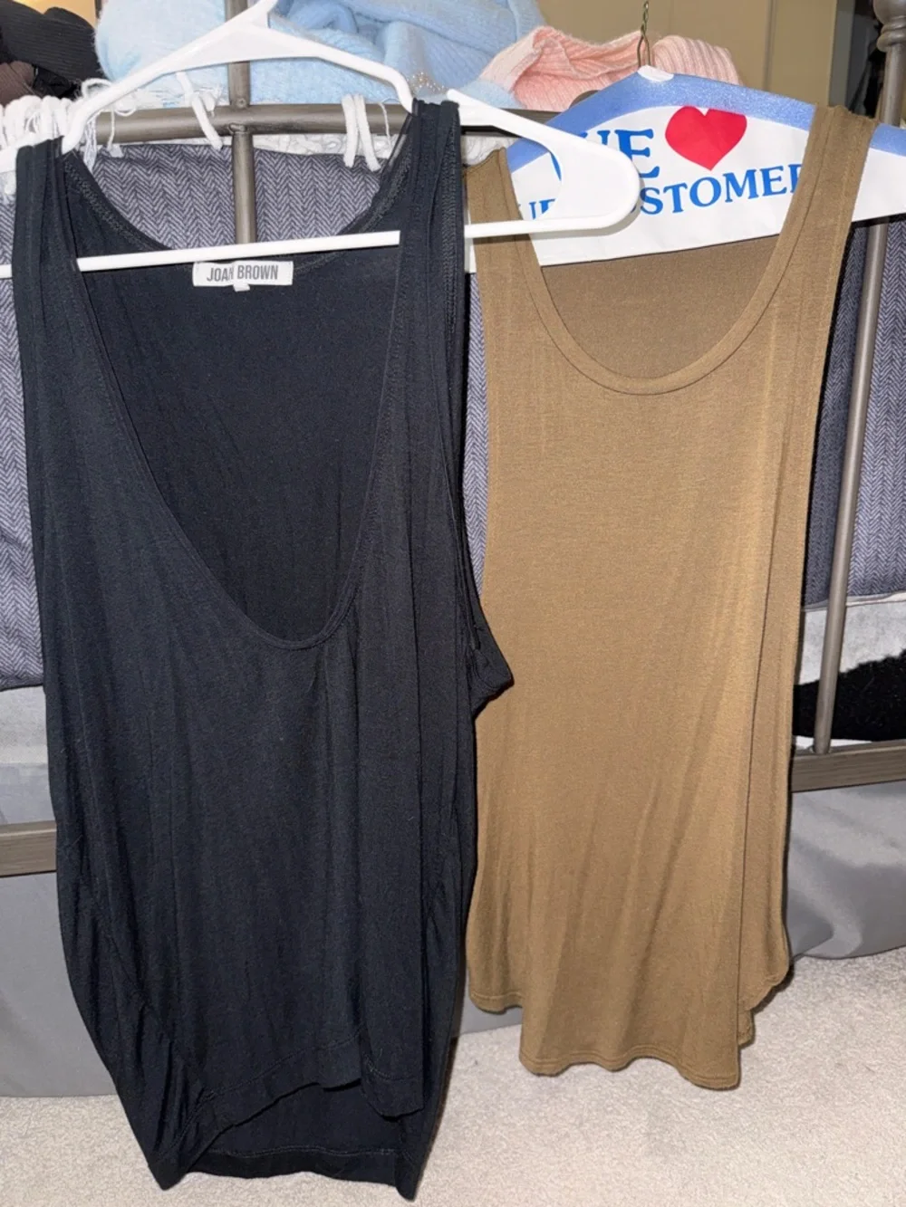 Joah Brown Women’s Tank Tops — Black & Brown - Picture 3 of 5